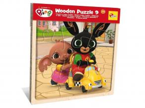 Bing és barátai 9db-os fa keretes puzzle - Lisciani