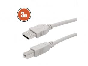 Delight USB 2.0 A - B 3m kábel