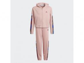 G Aop Cotton Adidas gyerek rózsaszín színű training melegítő