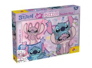 Disney Stitch 2 az 1-ben 250 db-os puzzle és színező 50x35cm - Lisciani