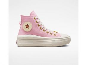 Chuck Taylor All Star Move Converse unisex pink/fehér színű utcai cipő