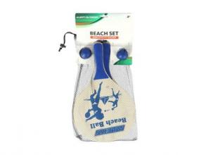 Alert Outdoor strandlabda szett fa Deluxe, többféle szín, 1 csomag