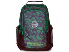 Fradi terep mintás közepes iskolatáska hátizsák