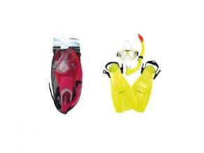 Splash búvárkészlet, M méret, 6-12 év, 3 darabos