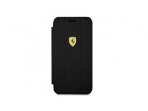 Ferrari iPhone X SF kihajtható racing tyres daphne fekete tok