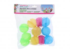 Vízibomba labda, 6 cm, 12 darab, újrafelhasználható