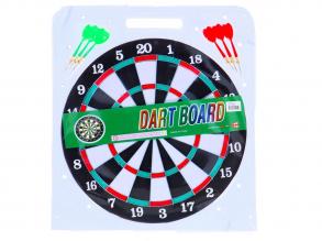 Kétoldalas darts tábla 6 nyíllal 37 cm