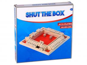 Shut The Box kockajáték 4 játékosnak, angol