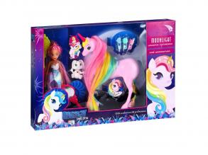 Moonlight babaszett lóval, többféle, 1 db