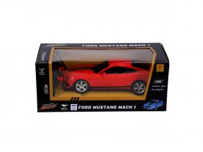 Rádiótávirányítású autó Ford Mustang Mach 1 piros 1:24