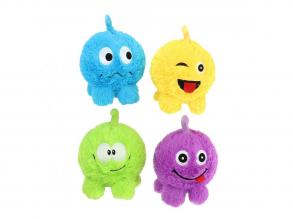 Pluchiez felfújható ugráló szőrös labda, plüss, 23 cm, többféle, 1 db