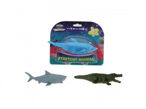 Amazing Cool nyújtható állat, cápa, delfin, vagy krokodil, 1 db