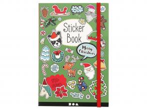 Karácsonyi matricás könyv, 1700 db matricával