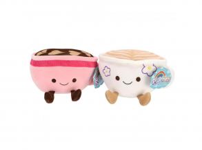 Pluchiez plüss kávé 18 cm, többféle, 1 db