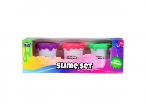Neon slime 3 db, többféle
