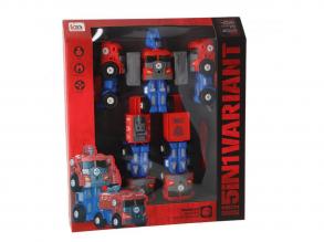 Mega transzformálható robot kék/piros
