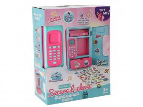 Számkódos játék széf matricákkal