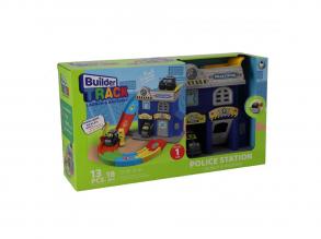 Emeletes rendőrségi pályaszett, 1 autóval, 13 részes