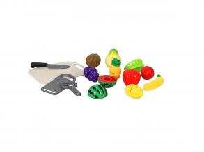 Vágható gyümölcsök vágódeszkával