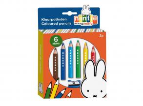 Miffy színesceruza készlet - 6 db