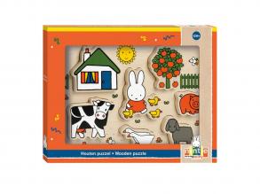 Miffy Chunky fa puzzle, 7 darabos.