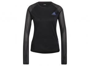 Adizero Ls Adidas női fekete színű hosszú ujjú futó póló