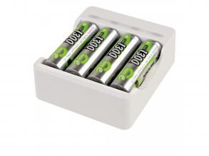 USB NiMH akkumulátor töltő AA AAA elemekhez