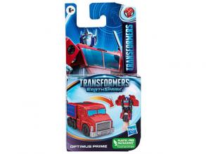 Transformers Earthspark egylépésben átalakuló Optimus Prime figura 6cm - Hasbro