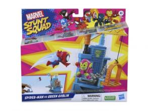 Marvel Stunt Squad: Pókember vs. Zöld Manó kilövőjáték szett - Hasbro