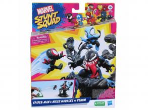 Marvel Pókember Stunt Squad játékszett: Venom vs Miles Morales, többféle, 1 szett