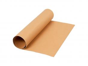 Műbőr papír, világosbarna, 1 méter