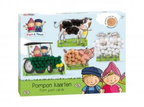 Fien és Teun Pompom kézműves készlet