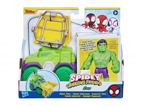 Pókember: Póki és csodálatos barátai - Hulk akciófigura járművel - Hasbro
