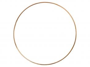 Fém drótgyűrű arany, 20cm