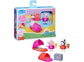 Peppa malac: Ottalvós buli játékszett Peppa malac és Zoé zebra figurákkal - Hasbro