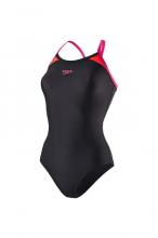 Spl Trsp Speedo női fekete/pink színű úszódressz