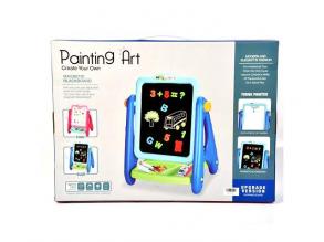 Kétoldalú mágneses rajztábla kétféle változatban 41x27x37cm