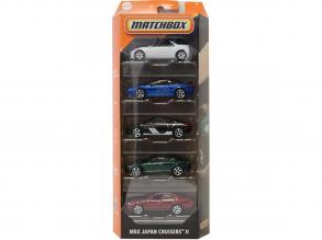 Matchbox: Japan Cruisers kisautók 5db-os szett - Mattel