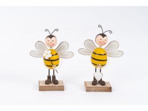 Babsi Méhecske dekoráció, 16 cm - többféle, 1 db