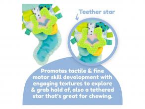 Lamaze Alise plüss axolotl babaágyra