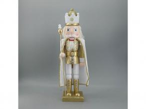 Diótörő király, arany-fehér,palást, 20 cm-es