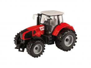Traktor piros, 19cm
