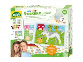 LENA: Hímzőkészlet kutyás mintával