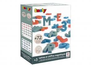 Smoby mágneses betűk és számok, 72 darabos.