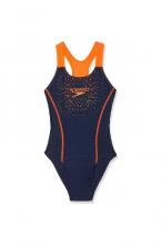 Sports Speedo női sötétkék/narancsárga színű úszódressz
