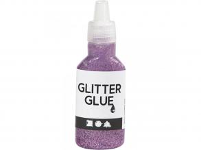 Csillogós ragasztó, 25 ml - lila