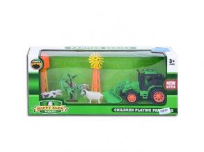 Happy Farm Tolólapos traktor állatokkal