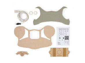 Békás fali lámpa - fa, 46 x 27 x 8 cm