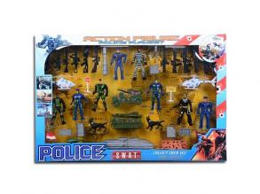 SWAT rendőrségi játékfigura szett