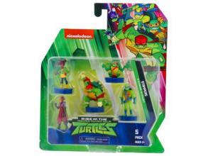 Tini Nindzsa Teknőcök stampers figuraszett 5-ös csomag